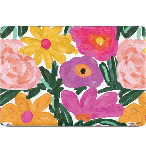 Bouffants and Broken Hearts Painterly Garden MacBook Skins